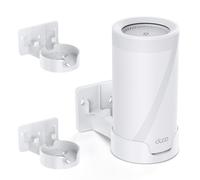 EDUP Wall Mount Kit for Deco WiFi 7 Mesh System BE65-5G/ BE75/ BE85/ BE95/ BE10000/ BE22000/ BE33000 BE Serie, Deco Mesh Wi-Fi 7 Mount Bracket Holder with Cable & Power Adapter Storage (White, 2 Pack)