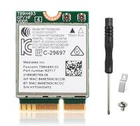 EDUP® WiFi 7 Card BE6500 M.2 2230 Wi-Fi 7 Wireless Network Card for Laptop | Bluetooth 5.4 Tri-Band 6G/5G/2.4Ghz OFDMA 802.11be, Compatible with Intel/AMD Windows 11 (64-Bit) and Linux Kernel 6.7+