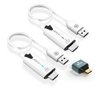 EDUP® Wireless HDMI Transmitter and Receiver, 1080P Wireless HDMI Extender | Plug&Play, Video Audio Projection for Desktop, PC, TV Box, PS4/5 to TV/Projector/Monitor, 165FT/50M Range