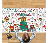 EduPlayte Doodlewitz Christmas Giant Colouring Table Cloths - Christmas Crafts for Kids, 76 x 182cm Xmas Party Tablecloth Colouring Poster, Christmas Decoration, Crafts, Games Gifts