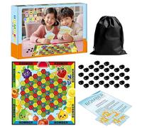 EduPlayte Magnetic Chess Game, Portable Educational Checkers Game, Party Travel Camping Desktop Magnetic Strategy Chess, Family Educational Games for Kids and Adults (Kids' version)