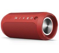 EDUPLINK Bluetooth Speaker, Portable Wireless Speakers, Waterproof IPX7 Speaker, True Wireless Pairing Stereo, Long Playtime for Home, Travel, Red