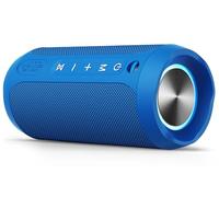 EDUPLINK Bluetooth Speaker, Portable Wireless Speakers, Waterproof IPX7 Speaker, TWS Pairing Stereo, Long Playtime for Home, Travel (Blue)