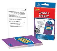 Edupress Reading Comprehension Practice Cards, Cause & Effect, Blue Level (EP63068)