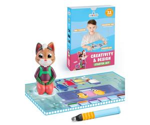 Edurino Juki Starter Set Creativity & Painting from 4 Years Including Stylus | Innovative & Digital Educational Game | Colour Teaching & Painting Experiments
