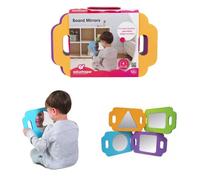 Edushape BSM Magic Mirors - Baby Mirror - Develops Motor and Sensory Skills, Coordination, Shape and Colour Recognition - ED 526040