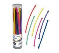 Edushape Click & Weave Threads - Interconnecting Fidget Toy for Baby Sensory Engagement, Ages 12+ Months, Includes 12 Colorful Threads & Reusable Storage