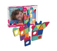 Edushape Magnetic Shapes with Board, 54 pcs
