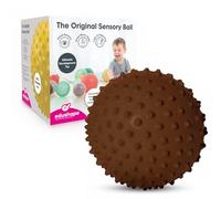 Edushape Original Sensory Ball for Baby - 7" Boho Chic Brown Color Toddler Ball Enhances Gross Motor Skills for Kids 6 Months & Up