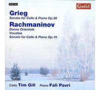 Edvard Grieg : Cello and Piano Works (Tim Gill, Fali Pavri) CD (2000) NEW