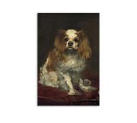 Edvard Munch Famous Work (A King Charles Spaniel) Print Poster Decorative Painting Canvas Wall Art Living Rooms Bedroom Painting 24x36inch(60x90cm)
