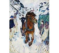 Edvard Munch Galloping Horse Cropped Unframed Wall Art Print Poster Home Decor Premium