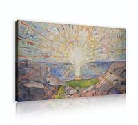 Edvard Munch Poster Canvas Print Wall Art, the Sun Abstract Pintings Wall Decor for Office Decor Modern Farmhouse Home Decorations 50x85cm Innerframe