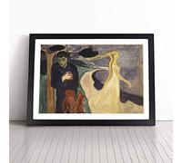 Edvard Munch Separation Framed Wall Art Print Black A2