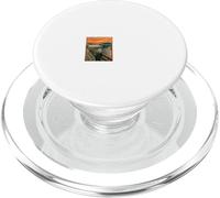 Edvard Munch The Scream Modern Graphic Art Museum PopSockets PopGrip for MagSafe