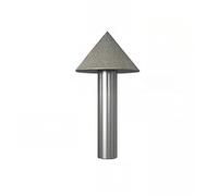 EdvenA 120# Grit Diamond Grinding Head 90 Degrees Chamfer Cone Processing for Cutting Machining Round Shank Accessory (Color : 20mm, Size : A)