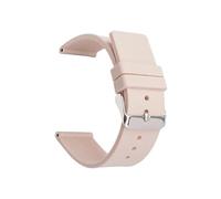 EDVENA 12mm 14mm 16mm 18mm 20mm 22mm 24mm Silicone Watch Strap Compatible With Omega Soft Rubber Watch Strap(Light pink,Black buckle,24mm)