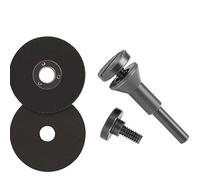 EdvenA 2-10pcs 50mm Metal Cutting Disc Mini Resin Grinding Wheel Saw Blade Angle Grinding Cutting Wheel Plus 1pcs Mounting Mandrel (Color : A, Size : 2pcs)