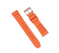 EDVENA Grade Fluoro Rubber Watch Strap 20mm 22mm Compatible With Richard Mille Watch Bands Diving Bracelet Quick Release Wrist Belt(Orange 4,22mm)