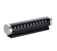 EDvkrgqx Aluminium Car Temporary Parking Phone Number Cards