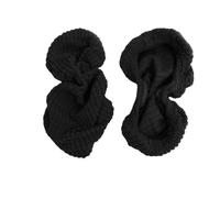 EDvkrgqx Office Stretch Removable Chair Cover, Office Chair Arm Covers 4 Pcs Multicolor Stretchable Polyester For Desk Chairs(Black)