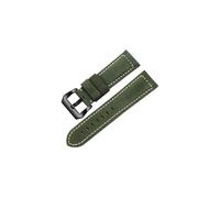 EDVTK35 18mm 20mm 22mm 24mm 26mm Watchband Women Men Watch Strap Band Handmade 8 Colors Accessories Vintage Genuine Leather(A-5,26mm)