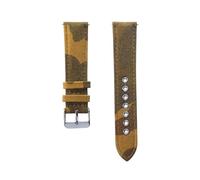 EDVTK35 Camouflage Brown Canvas Watch Bands 20mm 22mm Waterproof Watch Strap(20mm)