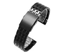 EDVTK35 Compatible With Diesel DZ4316 DZ7395 DZ7305 DZ7330 4358 Watch 24mm 26mm 28mm 30mm Hight Quality Duty Stainless Steel Strap For Men Watchband(DS-G02-Black,30mm)