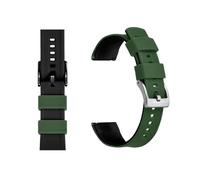 EDVTK35 Silicone Watch Band 20mm 22mm Quick Release Rubber Watches Strap For Men Women Waterproof Replacement Watchband(Green Black 1,22mm)