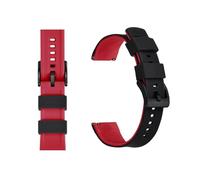 EDVTK35 Silicone Watch Band 20mm 22mm Quick Release Rubber Watches Strap For Men Women Waterproof Replacement Watchband(Black Red 2,22mm)