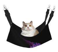 EdWal Abstract flamingo print Soft Sleeping Hammock Cat Hammock for Cage Hanging,Pet Hammock Bed Adjustable for Small Animals