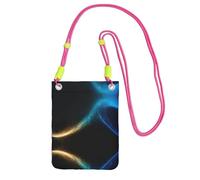 EdWal Abstract Geometric Print Crossbody Bag For Women, Mini Phone Purses, Cute Phone Wallet, For Hiking Travel Gift