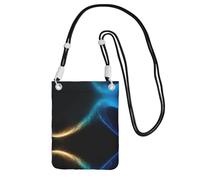 EdWal Abstract Geometric Print Crossbody Bag For Women, Mini Phone Purses, Cute Phone Wallet, For Hiking Travel Gift