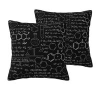 EdWal Abstract Science Chemistry Print Couch Throw Pillow Covers, Set Of 2, Decorative Pillow Covers, Cushion Case, For Sofa Bed