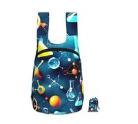 EdWal Abstract Science Chemistry Print Foldable Backpack Lightweight Hiking Bag Soft Travel Backpack Rucksack For Work And Gym