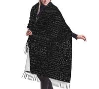EdWal Abstract Science Chemistry print Soft Women's Cashmere Shawls Wraps,Warm Fashion Lightweight Scarf, Winter Scarf Long Shawl