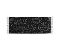 EdWal Abstract Science Chemistry Print Wool Feel Shawl Large Pashmina Travel Blanket Scarf For Women For Christmas Winter Gift