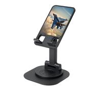 EdWal Aircraft Fighter Jets Print Adjustable Foldable Phone Stand,360 Rotating Cell Phone Holder For Desk,Travel Essentials