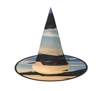 EdWal Aircraft Fighter Jets Print Halloween Witch Hat Costume Accessory Women Hats For Halloween Party Cosplay For Home, Yard,