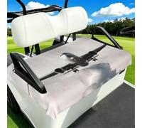 Edwal Airplane Art Print Durable Seat Towel Blanket For Golf Cart 2-Seat Buggy Protector Golf Buggy Accessory