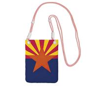 EdWal Arizona State Flag Print Crossbody Bag For Women, Mini Phone Purses, Cute Phone Wallet, For Hiking Travel Gift