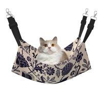 EdWal Bat pattern print Soft Sleeping Hammock Cat Hammock for Cage Hanging,Pet Hammock Bed Adjustable for Small Animals