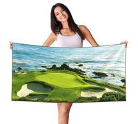EdWal Beach Golf Course print Cute Beach Towels,Beach Blanket for Travel Swimming Pool Picnic (27.5x55 Inches)