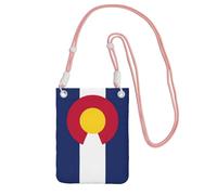 EdWal Colorado Flag Print Crossbody Bag For Women, Mini Phone Purses, Cute Phone Wallet, For Hiking Travel Gift