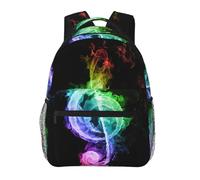 EdWal Colorful Music Notes Print Hiking Backpack Laptop Backpack For Men Women Waterproof Rucksack Easy To Clean Travel Bag