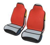 EdWal Composition In Red Yellow Blue And Black Print Front Seat Covers, Easy To Install Two Car Seat Protector Cover Set Accessories Auto Trucks Suv