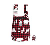 EdWal Cow Deer Tree Christmas Print Foldable Backpack Lightweight Hiking Bag Soft Travel Backpack Rucksack For Work And Gym