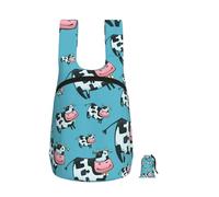 EdWal Cow Print Foldable Backpack Lightweight Hiking Bag Soft Travel Backpack Rucksack For Work And Gym