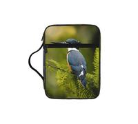 EdWal Cute Bird Print Bible Case Cosmetic Bag with Sturdy Handle Wash Bag Tablet Sleeve Small Tool Bag for Books
