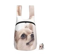 EdWal Cute Chihuahua Print Foldable Backpack Lightweight Hiking Bag Soft Travel Backpack Rucksack For Work And Gym